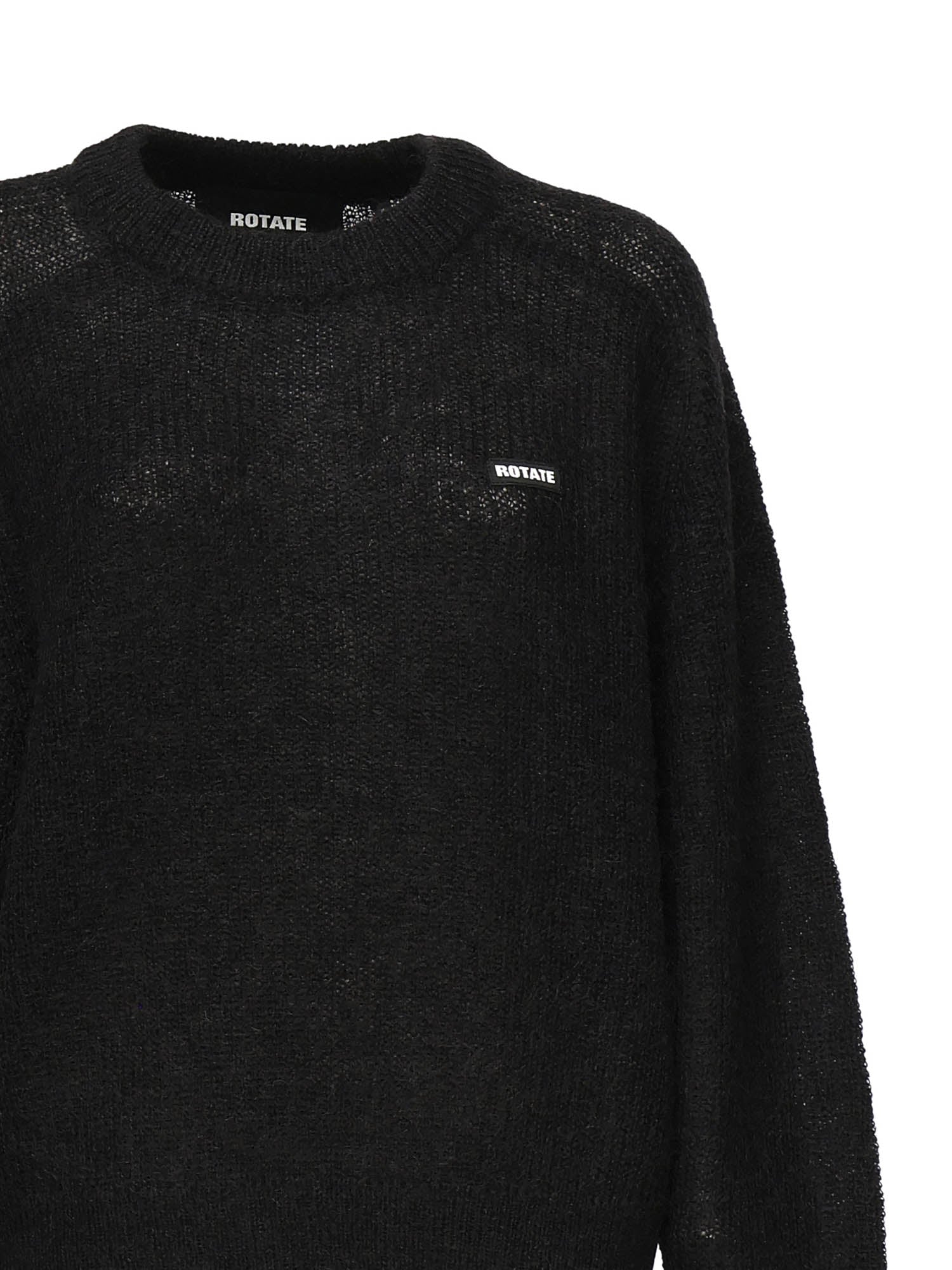 Maglione con logo lettering 114565 100 ROTATE 