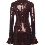 Abito mini in paillettes<BR/> 114614 2734 ROTATE 
