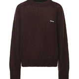 Maglione in misto lana con logo 114639 2910 ROTATE 