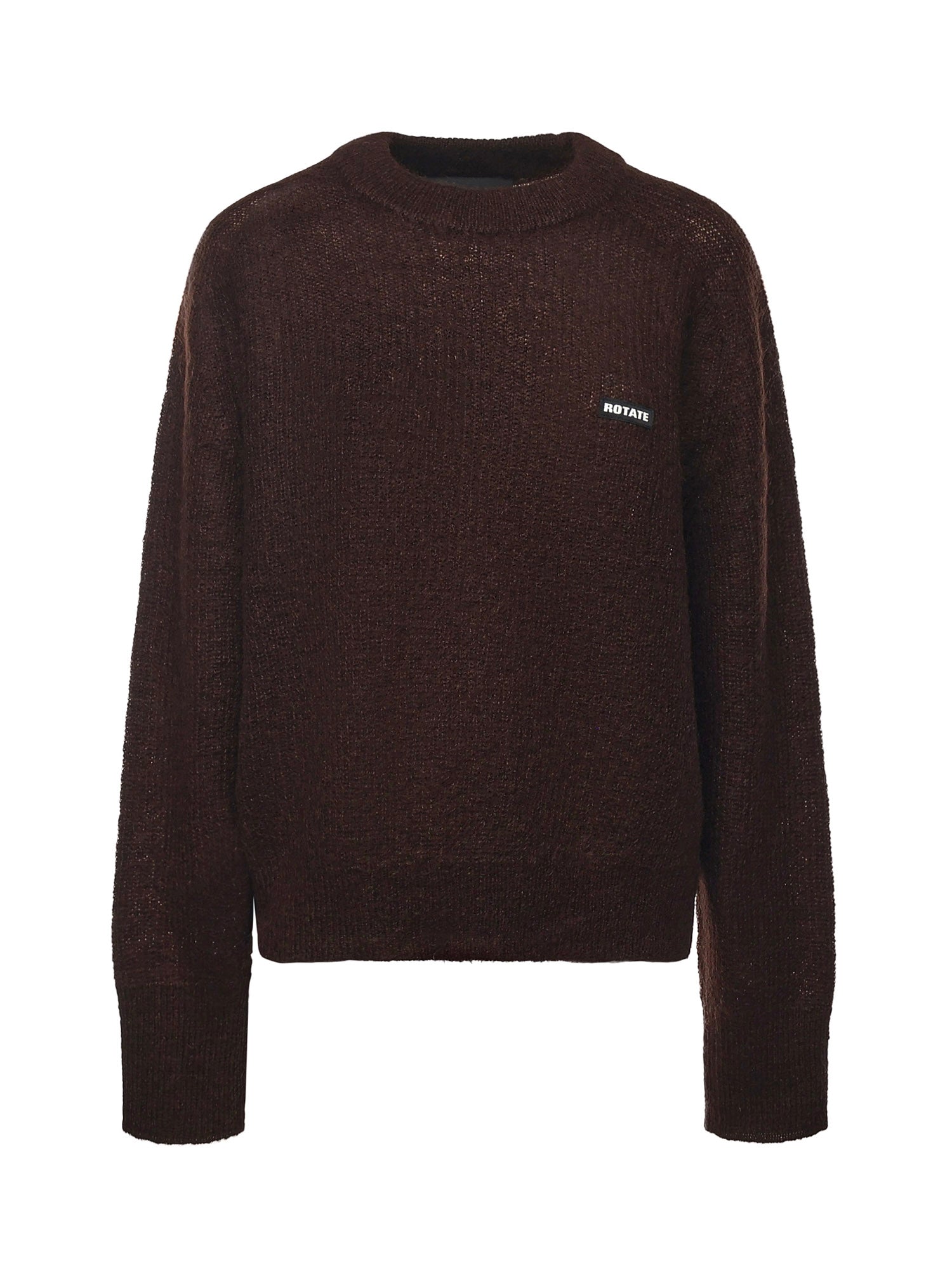 Maglione in misto lana con logo 114639 2910 ROTATE 