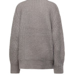 Maglione in misto lana con logo lavorato a maglia 114641 039 ROTATE 