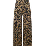 Jeans in jacquard con stampa leopardata 114701 795 ROTATE 