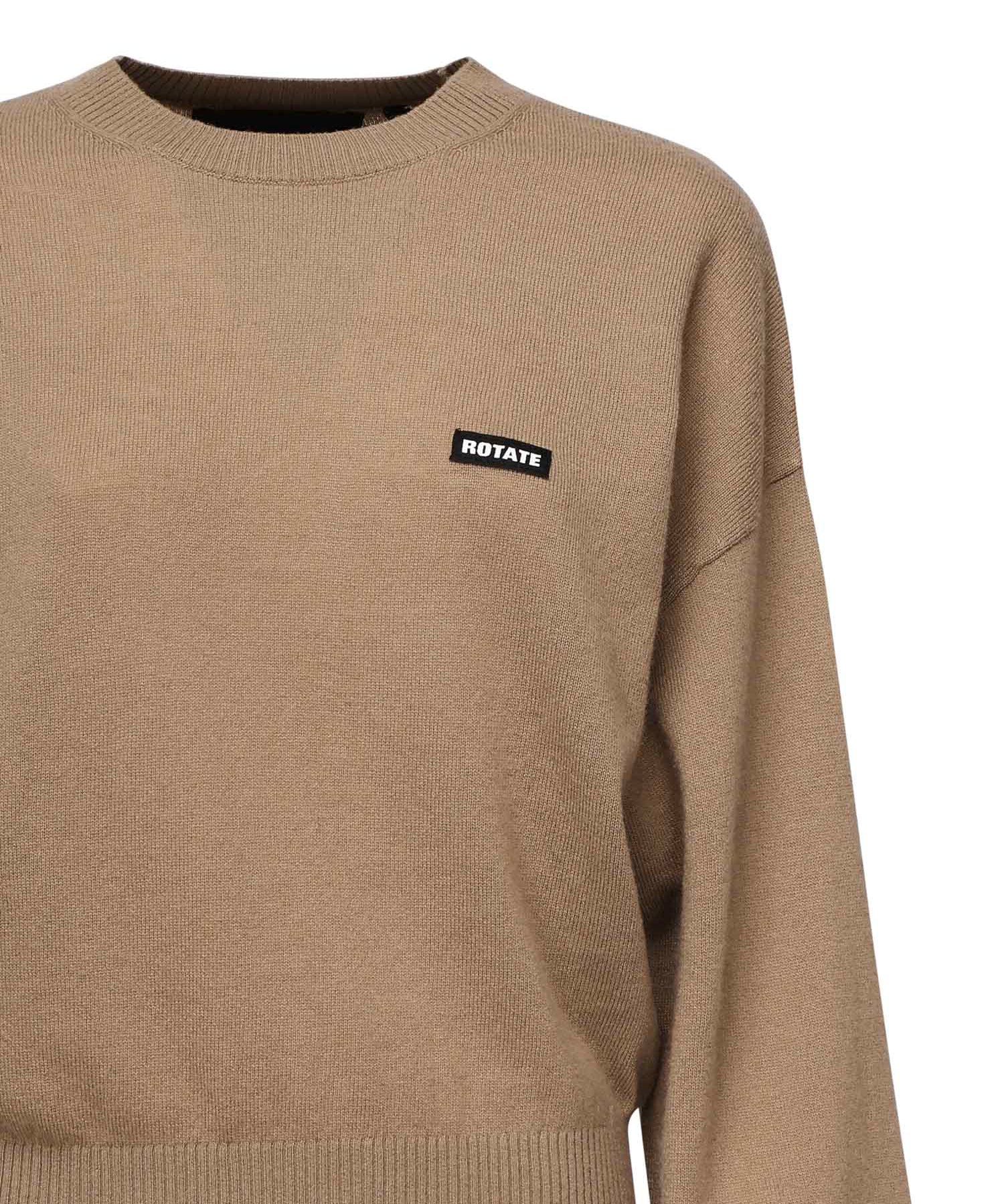 Maglione con logo lettering 114752 2031 ROTATE 