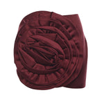 Minigonna in raso con fiore 114820 2734 ROTATE 