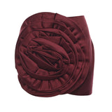 Minigonna in raso con fiore 114820 2734 ROTATE 