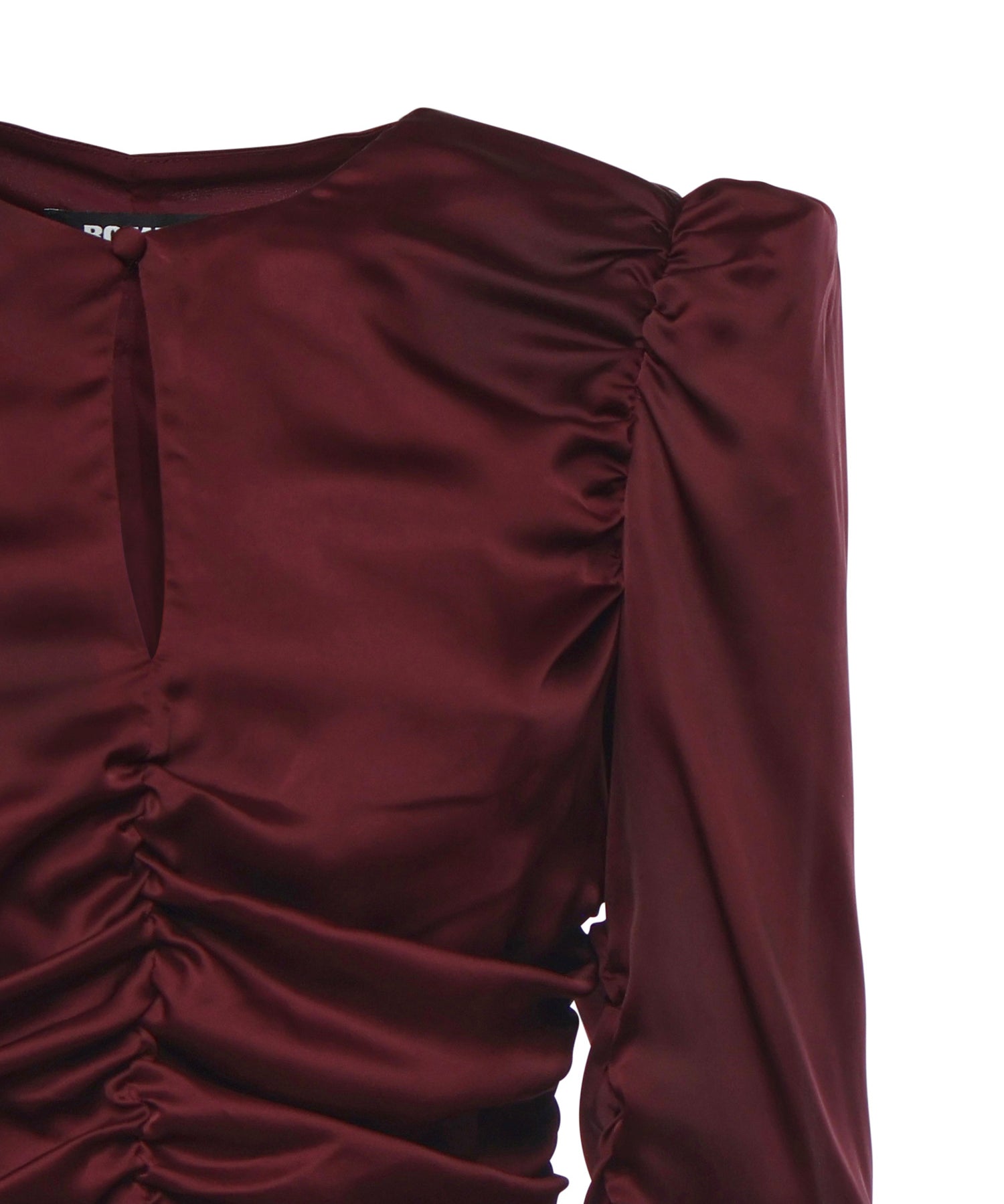 Top in chiffon arricciato 114981 2734 ROTATE 