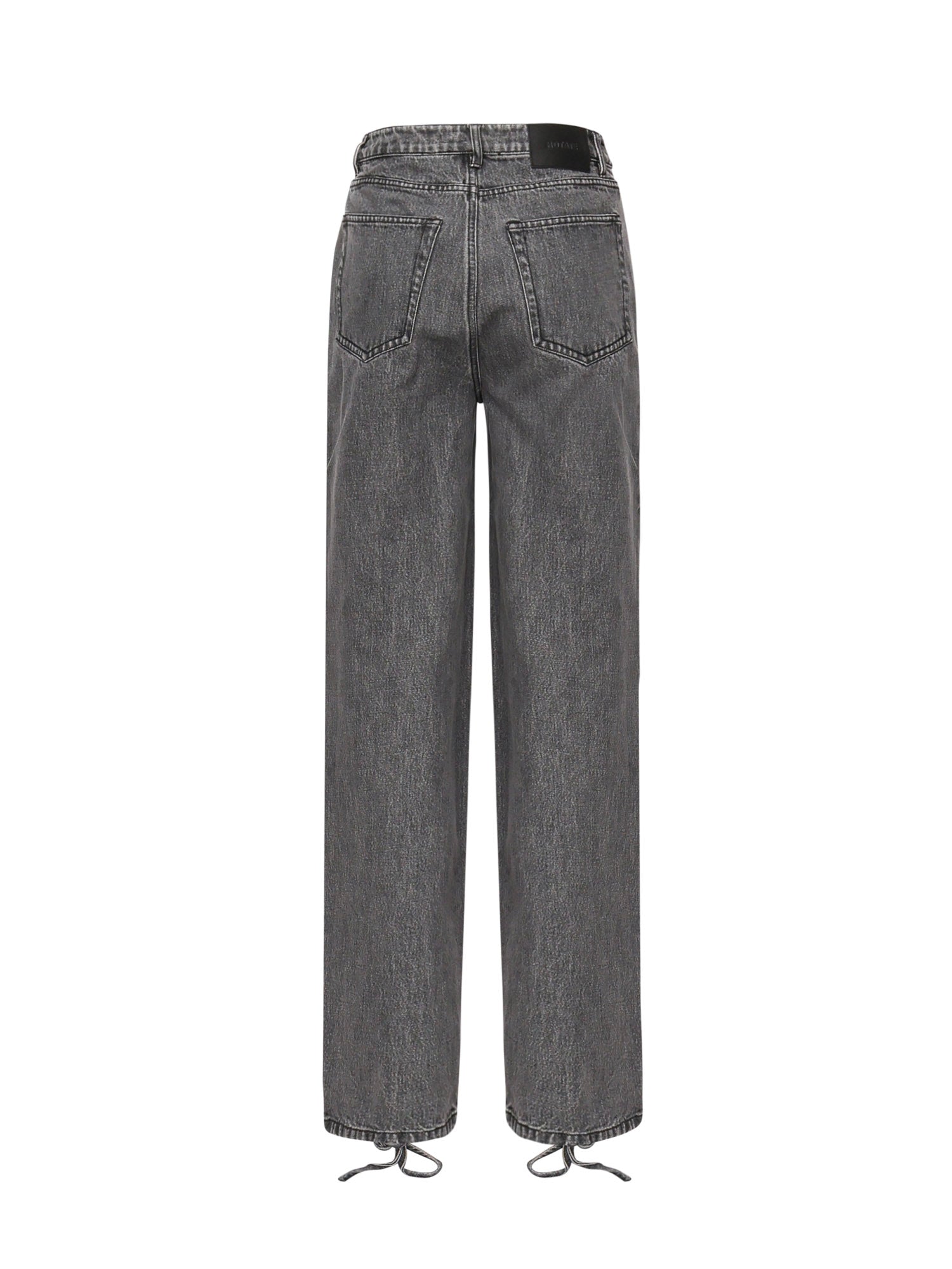 Jeans a gamba dritta con lacci 115069 100 ROTATE 