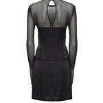 Mini abito corsetto in raso 115252 100 ROTATE 