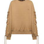 Maglia con lacci in cotone 115468 654 ROTATE 