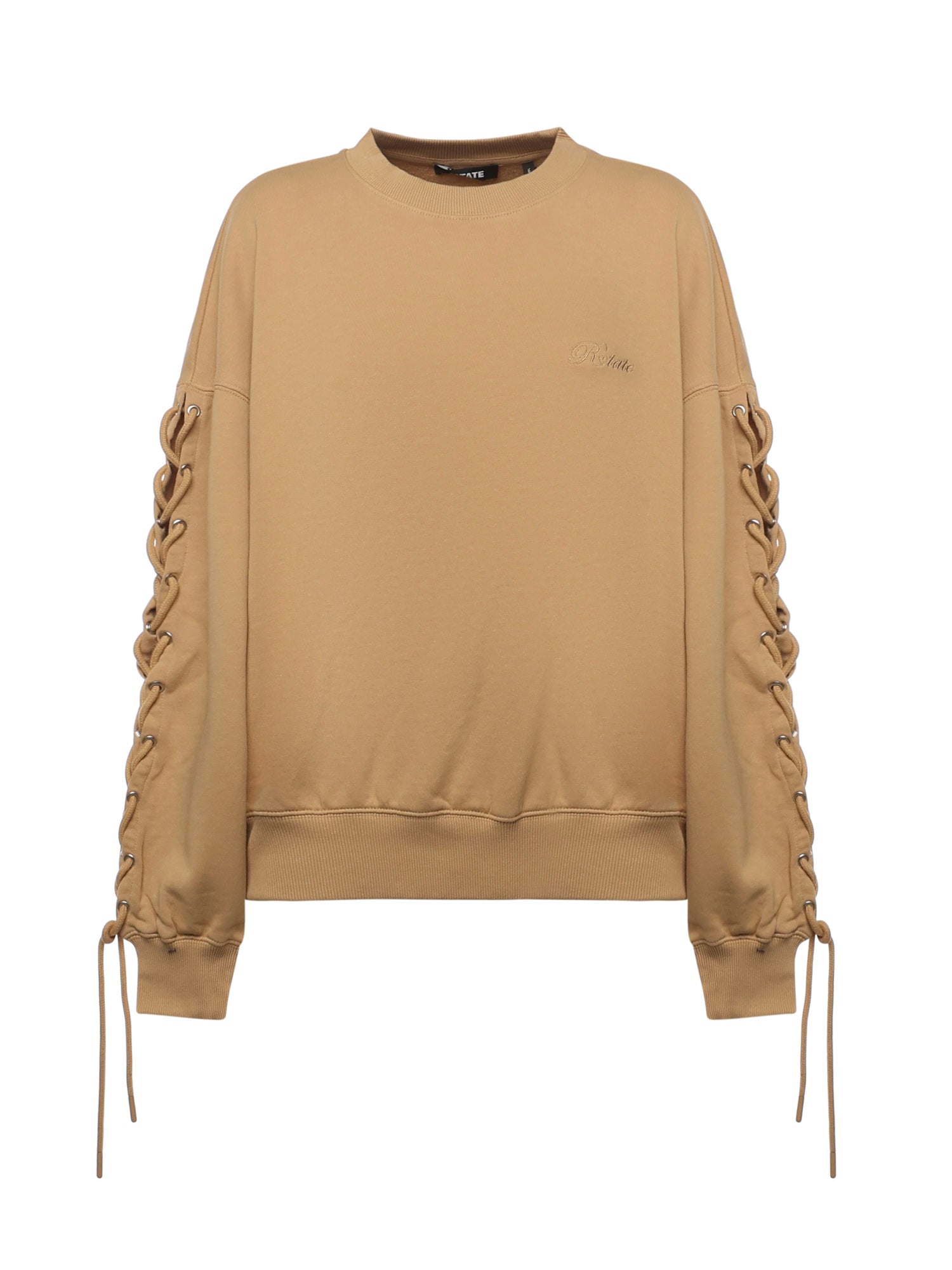 Maglia con lacci in cotone 115468 654 ROTATE 