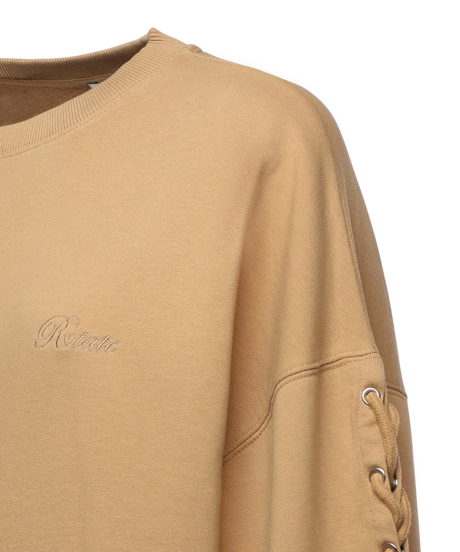 Maglia con lacci in cotone 115468 654 ROTATE 