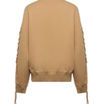 Maglia con lacci in cotone 115468 654 ROTATE 