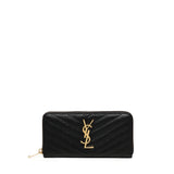 Portafoglio Cassandre in pelle matelassé 358094 B0W011000 SAINT LAURENT 