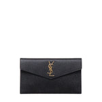 Pochette Uptown in pelle goffrata grain de poudre 565739 1GF0J1000 SAINT LAURENT 