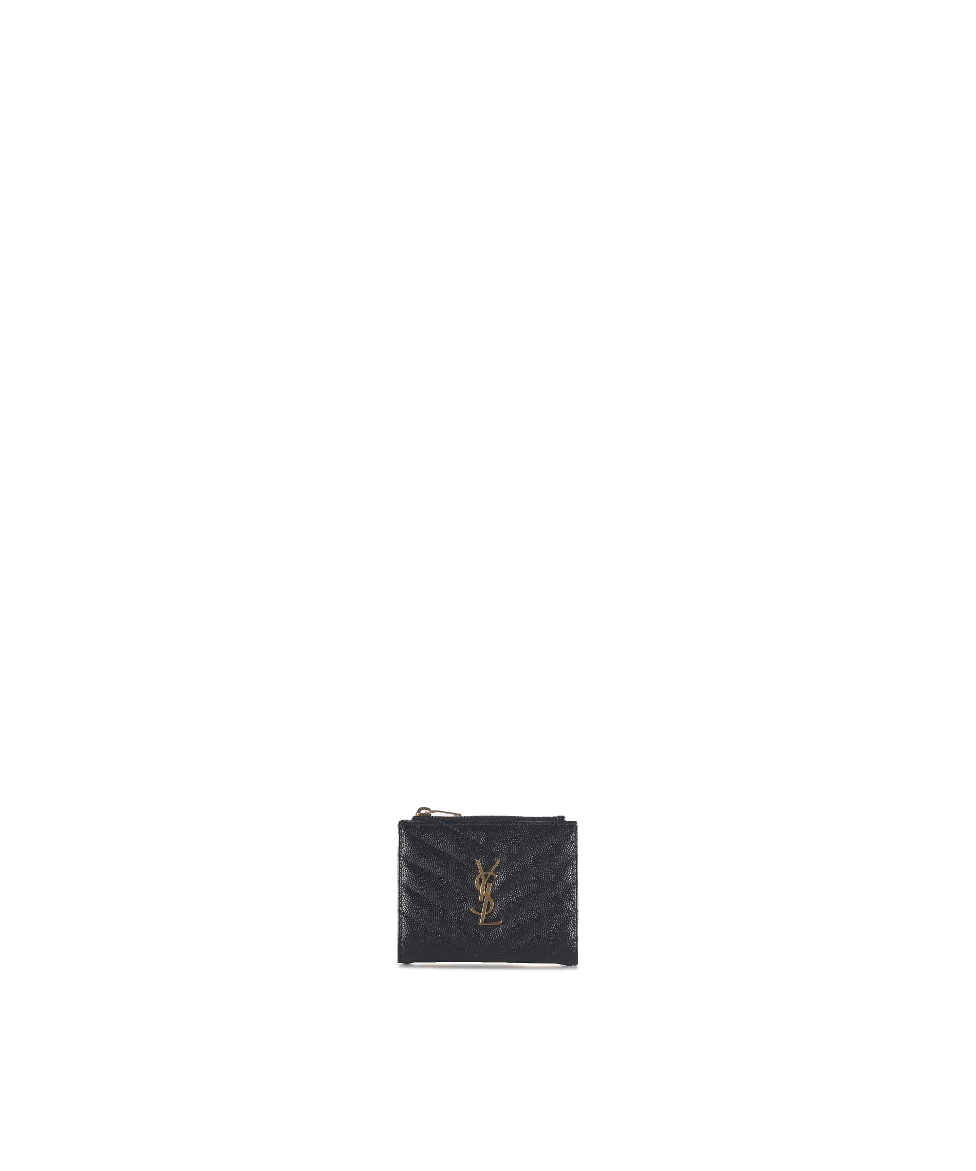 Portafogli bi-fold cassandre matelassè 575879 BOW011000 SAINT LAURENT 