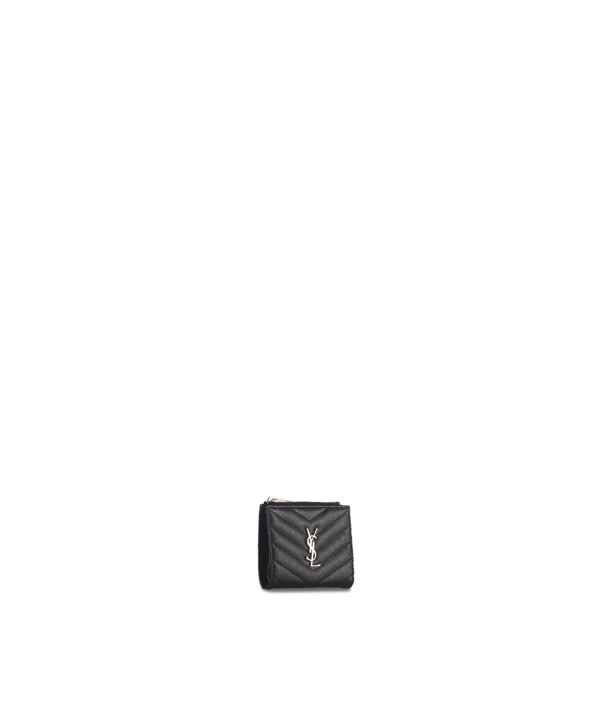Portafogli bi-fold cassandre matelassè 575879 BOW011000 SAINT LAURENT 