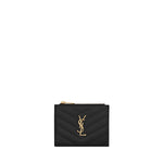 Portafogli bi-fold cassandre matelassè 575879 BOW011000 SAINT LAURENT 