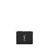 Portafogli bi-fold cassandre matelassè 575879 BOW011000 SAINT LAURENT 