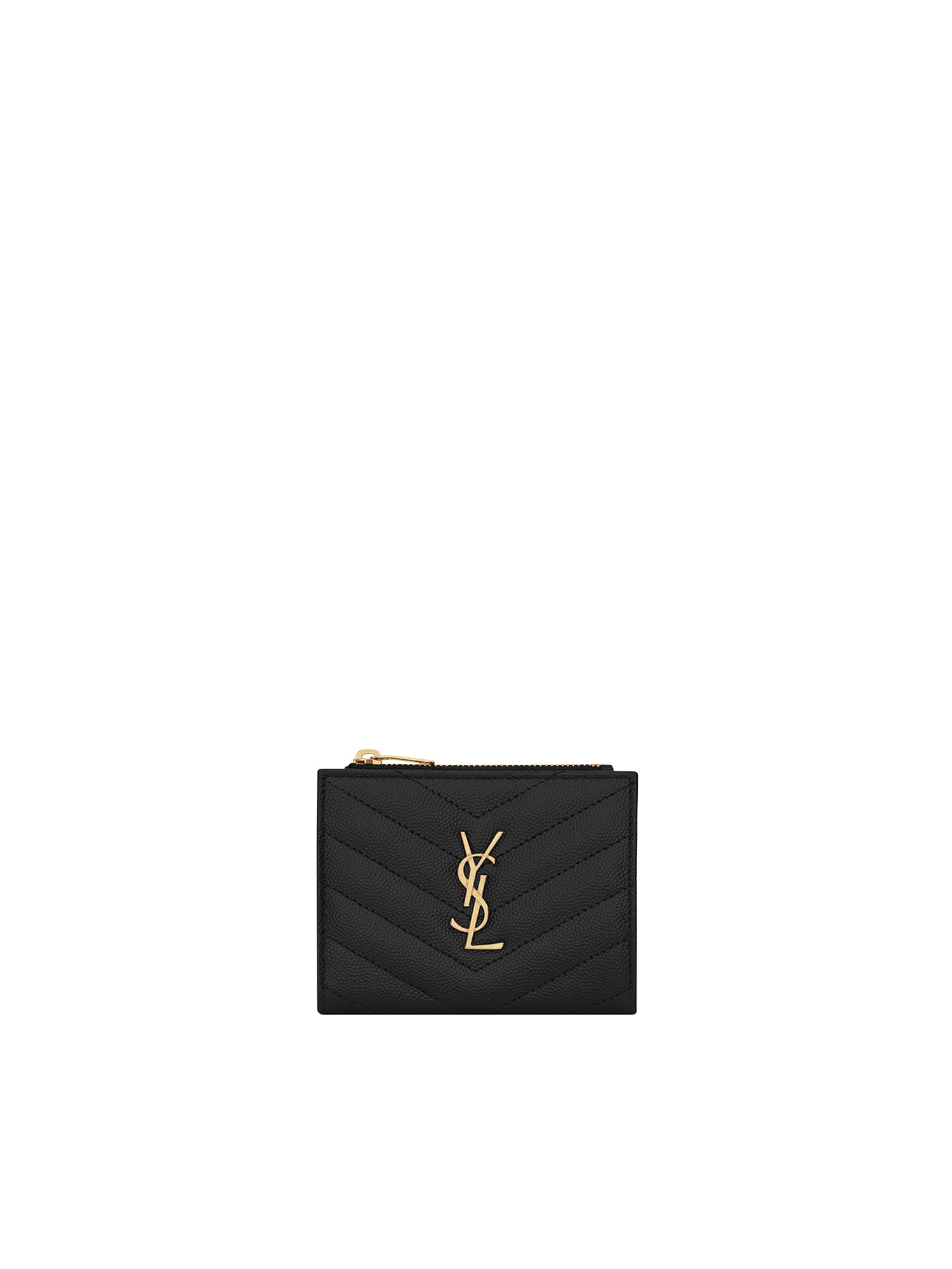 Portafogli bi-fold cassandre matelassè 575879 BOW011000 SAINT LAURENT 