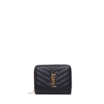 Portafoglio Cassandre matelassé in pelle 668288 BOW011000 SAINT LAURENT 