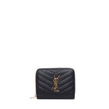 Portafoglio Cassandre matelassé in pelle 668288 BOW011000 SAINT LAURENT 