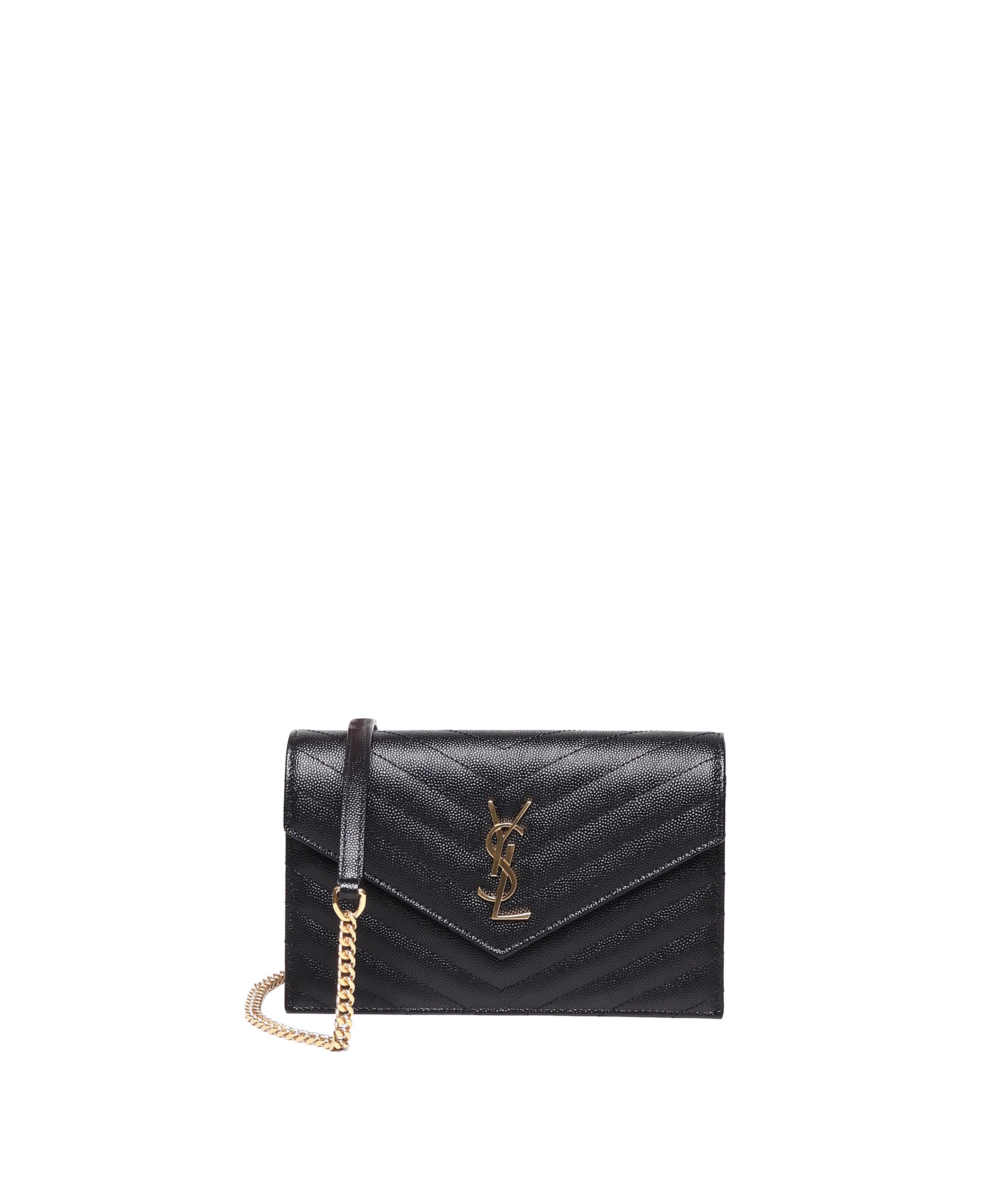 Pochette envelope con catena cassandre 742920 BOW011000 SAINT LAURENT 