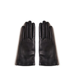 Guanti corti Cassandre in pelle di agnello e cashmere 7603413 YO6801080 SAINT LAURENT 