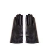 Guanti corti Cassandre in pelle di agnello e cashmere 7603413 YO6801080 SAINT LAURENT 