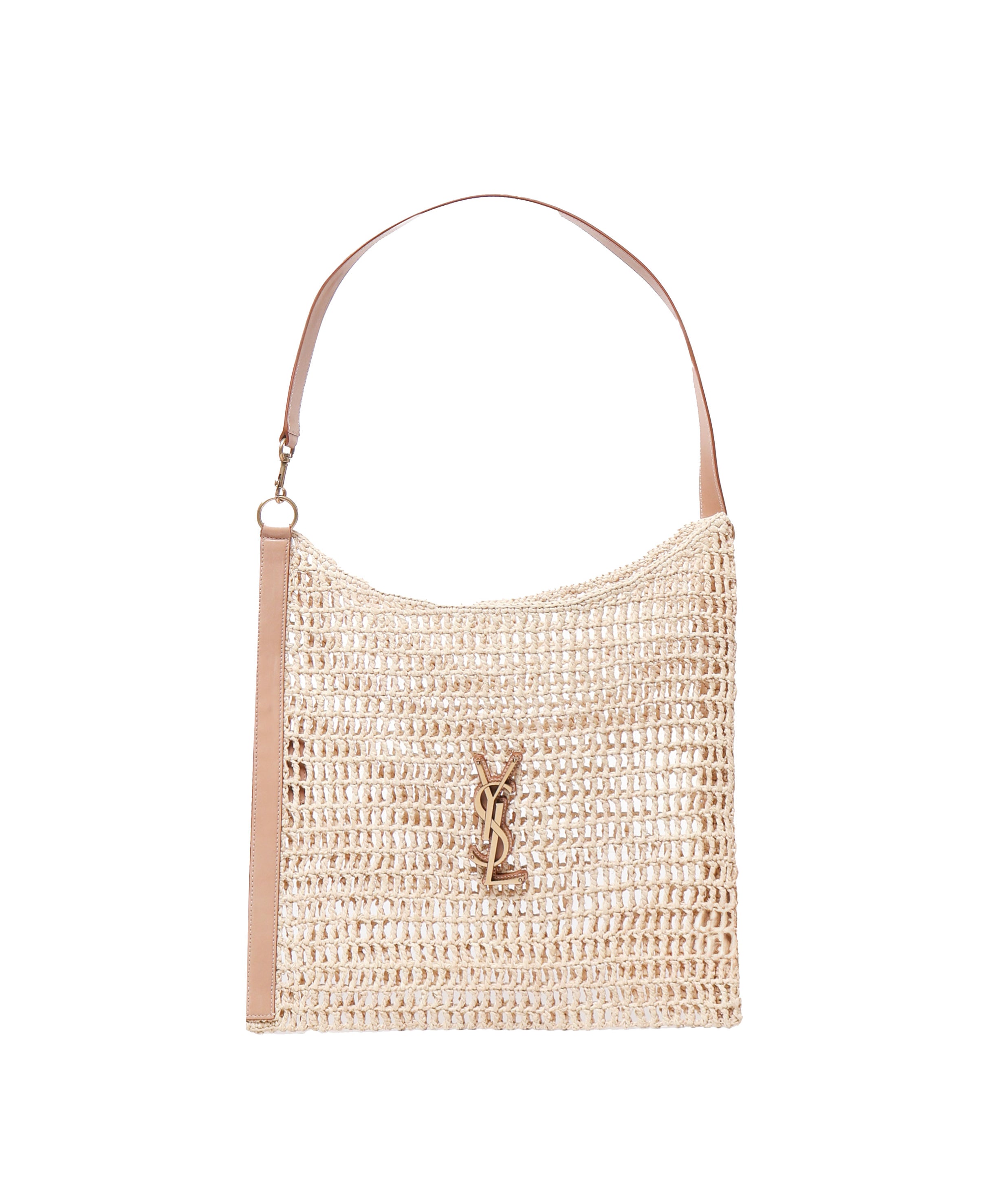 Borsa Oxalis in rafia macramè 773984 GAAEB9718 SAINT LAURENT 