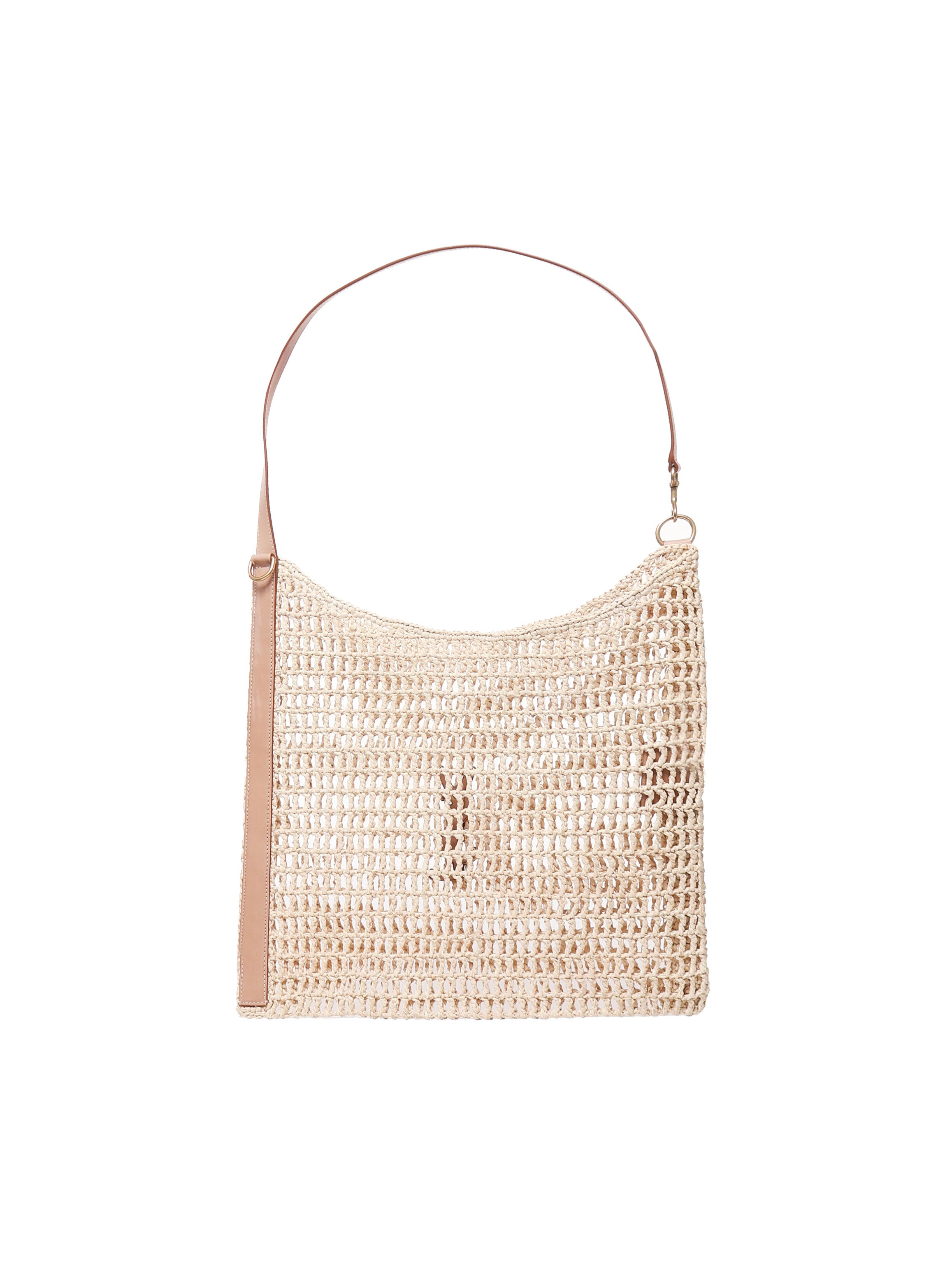 Borsa Oxalis in rafia macramè 773984 GAAEB9718 SAINT LAURENT 