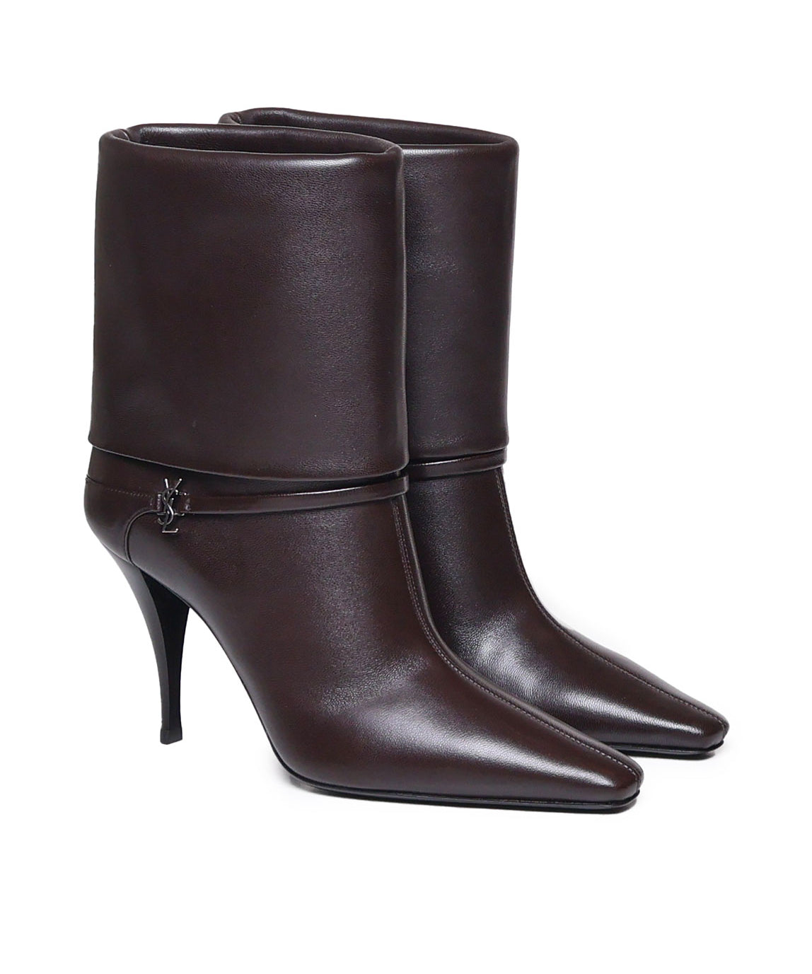 Stivaletti niki in pelle liscia 801393 AADV22245 SAINT LAURENT 