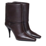 Stivaletti niki in pelle liscia 801393 AADV22245 SAINT LAURENT 