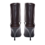 Stivaletti niki in pelle liscia 801393 AADV22245 SAINT LAURENT 