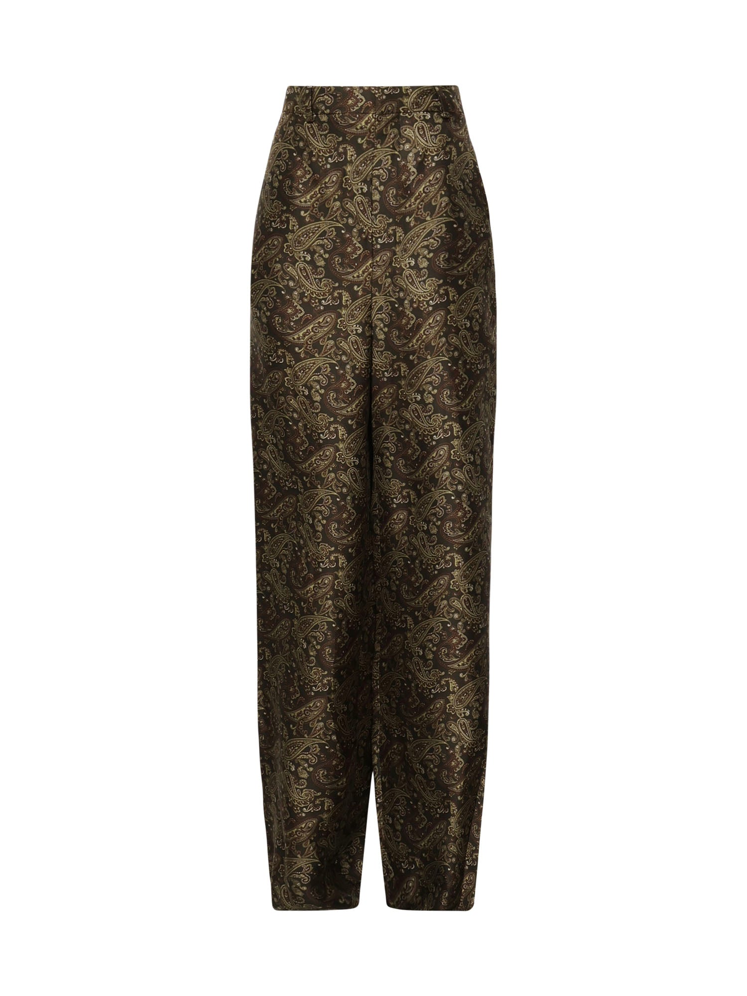 Pantaloni paisley in twill di seta 820232 Y6K901355 SAINT LAURENT 