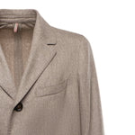 Cappotto monopetto in misto lana E2718F 10P SANTANIELLO 