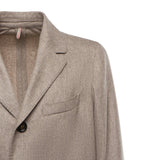 Cappotto monopetto in misto lana E2718F 10P SANTANIELLO 