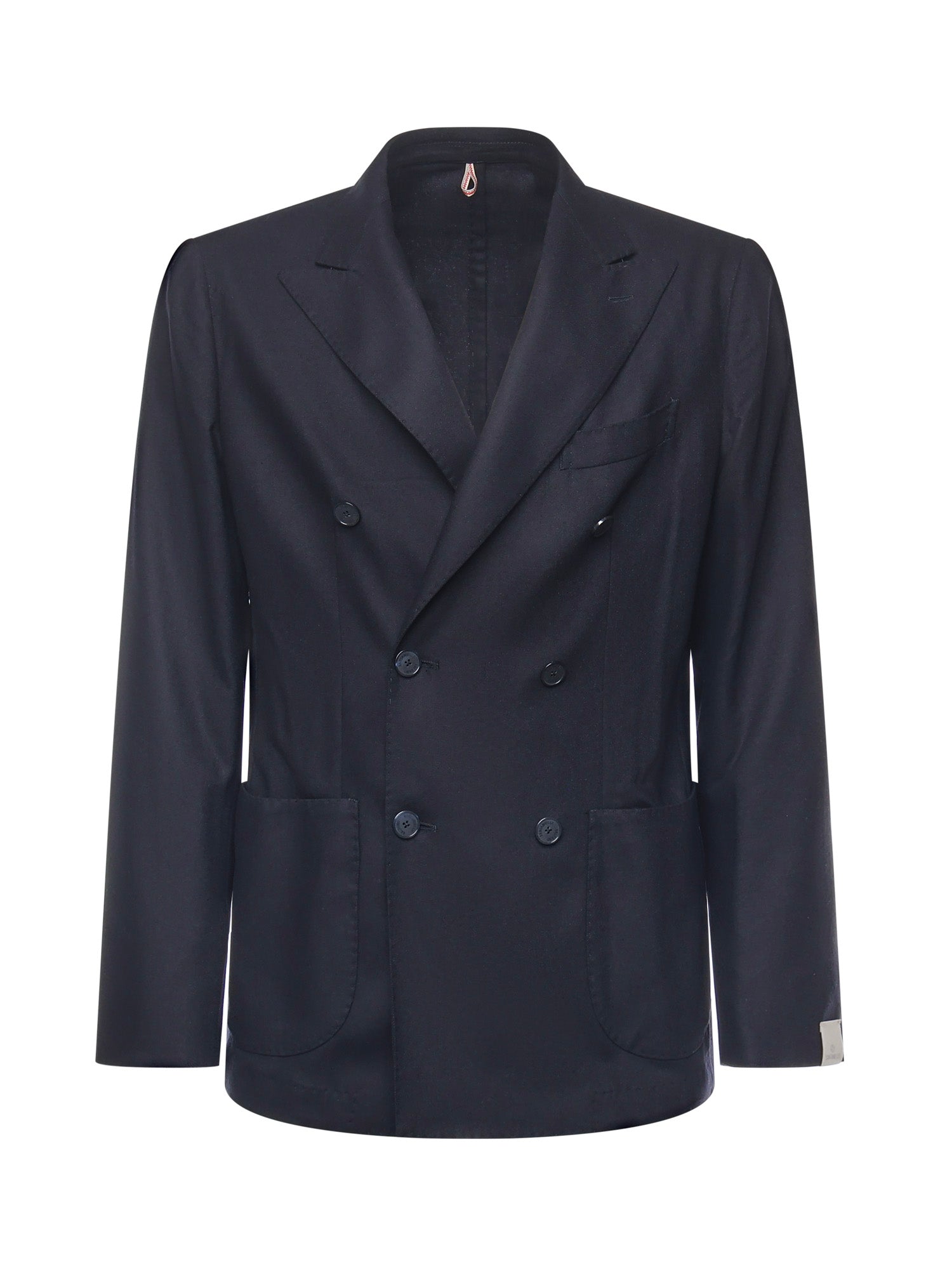 Blazer doppiopetto in misto cashmere<BR/> E4070B 79B SANTANIELLO 