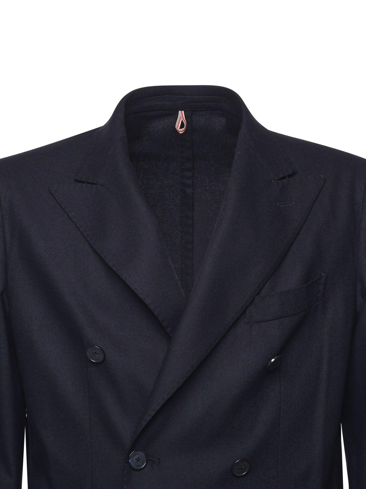 Blazer doppiopetto in misto cashmere<BR/> E4070B 79B SANTANIELLO 