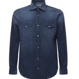 CamiciaTexas in denim di cotone SCC0001SH45350300D  SARTORIO NAPOLI 