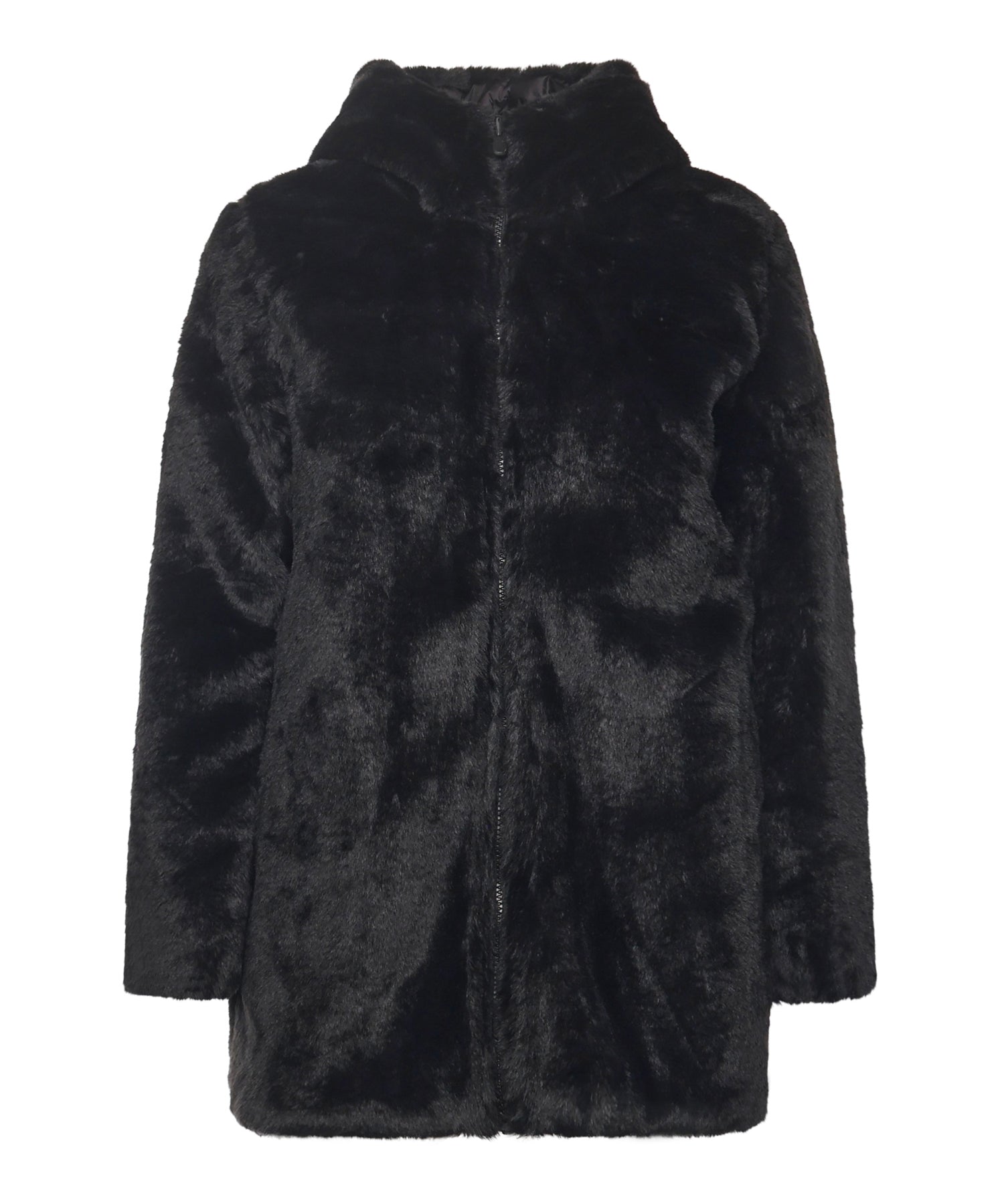 Giacca lunga Bridget in pelliccia sintetica D40070W FURY2110000 SAVE THE DUCK 