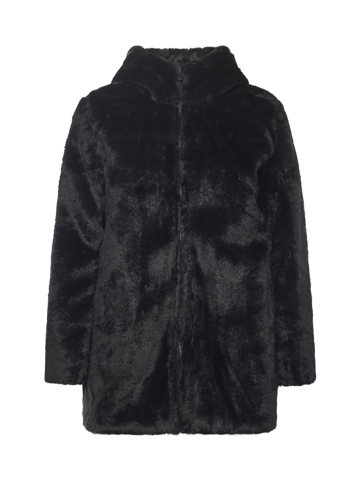 Giacca lunga Bridget in pelliccia sintetica D40070W FURY2110000 SAVE THE DUCK 