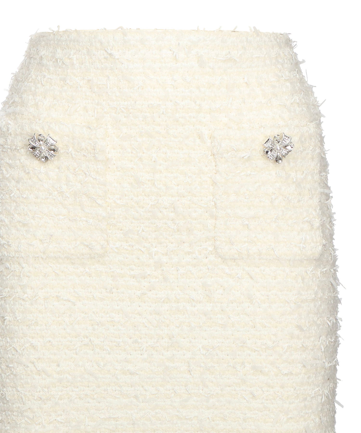 Minigonna in maglia bouclé<BR/> AW25028SK C SELF-PORTRAIT 