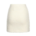 Minigonna in maglia bouclé<BR/> AW25028SK C SELF-PORTRAIT 