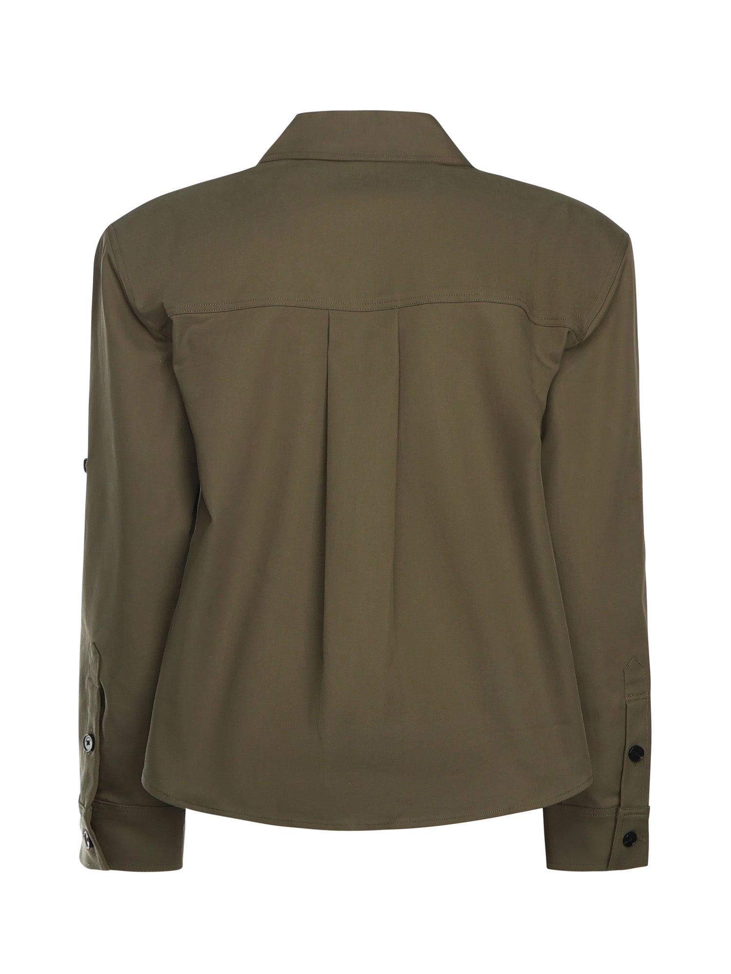 Camicia in gabardine di cotone AW25077T GR SELF-PORTRAIT 
