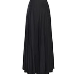 Gonna lunga plissettata in twill AW25107XSK B SELF-PORTRAIT 