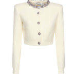 Cardigan con strass AW25135C C SELF-PORTRAIT 