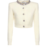 Cardigan con strass AW25135C C SELF-PORTRAIT 