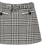 Skort in pied-de-poule<BR/> PF25111SK BW SELF-PORTRAIT 
