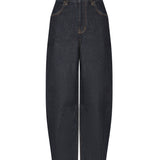 Jeans barrel in denim PF25827P BL SELF-PORTRAIT 