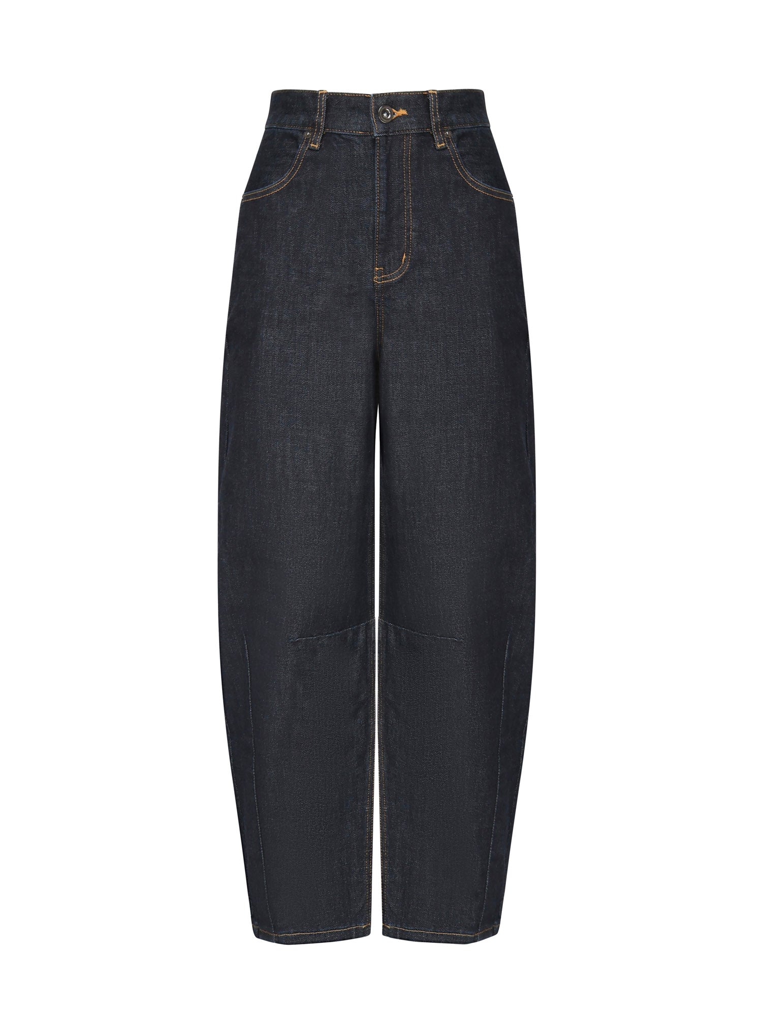 Jeans barrel in denim PF25827P BL SELF-PORTRAIT 